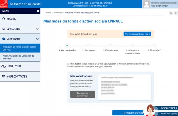 Je Demande En Ligne Une Aide Du Fonds D Action Sociale De La Cnracl Cnracl