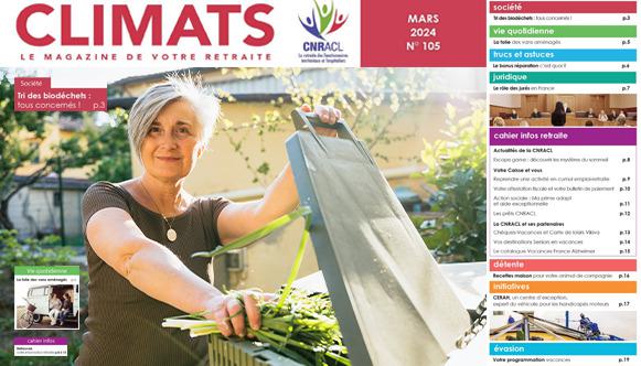 Votre webzine Climats de mars 2024 est en ligne