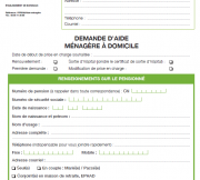 Visuel Demande d'Aide-ménagère à domicile du Fonds d'action sociale de la CNRACL
