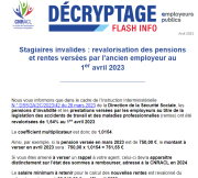 Visuel Flash Info - Stagiaires invalides : revalorisations au 1er avril 2023