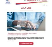 La lettre d'information des employeurs de la CNRACL d'Aout 2023