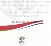 Dossier de candidature : Appel à projets prévention des violences externes