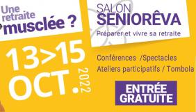 Salon Senioreva du 13 au 15 octobre entrée gratuite